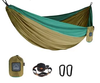 Kvalitná outdoorová hojdacia sieť + popruhy a karabíny - 3