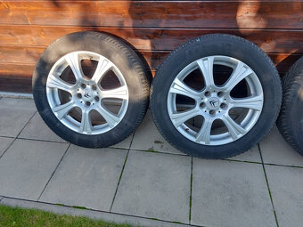 elektrony 5X108 R17 ET32 + 225/55 R17 zimné kleber - 3