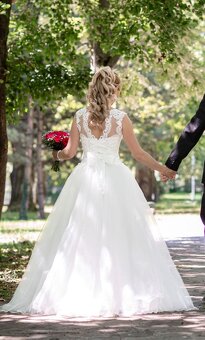 Svadobné šaty 36-38,S-M velkost - 3