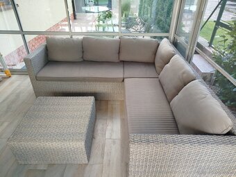 Ratanová sedacia súprava - 3