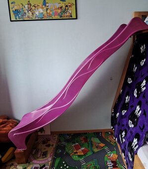 Šmýkačka 2.4m, purpurová - 3