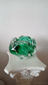 Hutné sklo váza, popolník - 3
