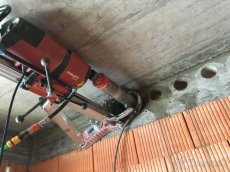 JADROVÉ VRTANIE otvorov, dier diamantovou technikou Hilti - 3