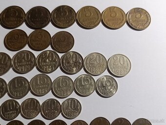 Mince ZSSR 1961-1991 63ks každá iná - 3