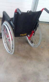 Invalidny vozik skladaci 45 cm - 3