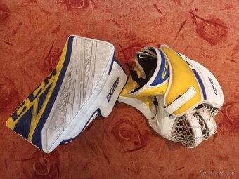 Brankárska lapačka a vyrážačka CCM, Axis a Eflex 4, custom - 3