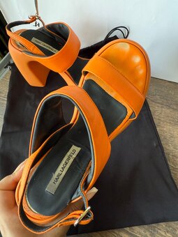 Sandále na opätku karl lagerfeld - 3