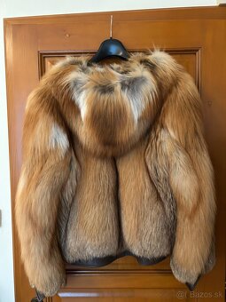 Pravý kožuch s kapucňou z líšky - 3