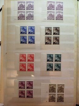 Protektorát Čechy a Morava - partia známok - 3