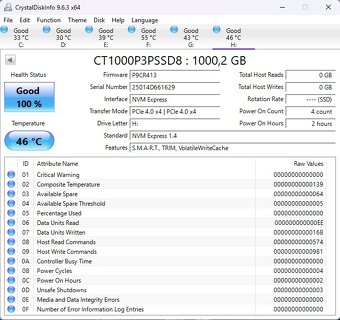 Crucial P3 Plus 1TB, M.2 2280, NVMe - 3