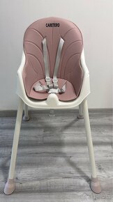 Jedálenská stolička CARETERO pink - 3