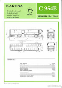 Prospekty - Autobusy Karosa 6 - 3