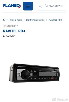 Autorádio Navitel RD3 - 3