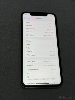 Predám Apple iPhone 11 128GB Silver Stav Nového Telefónu - 3