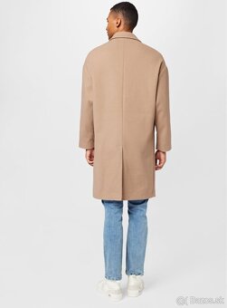 Kabát BURTON MENSWEAR LONDON - prechodný kabát Béžový - XL - 3