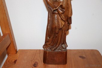Marie a Jezulátko  soška  socha  dřevo (225H) - 3
