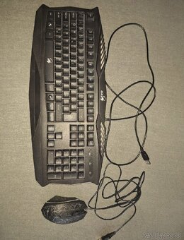 Herná  klávesnica, myš - 3