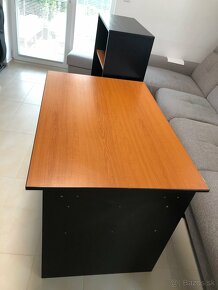 Kancelársky stôl 120cm s regálom - 3