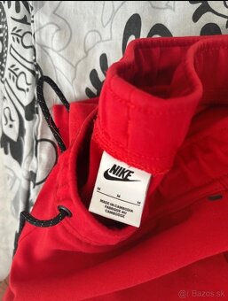 Nike tech fleece červený M - 3