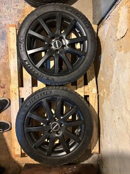 Predám čierne disky 5x100 R16 s pneumatikami Michelin Alpin - 3