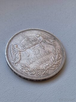 5 Korún FJ I. 1900 Rakúsko - Uhorsko KB-Kremnica - 3