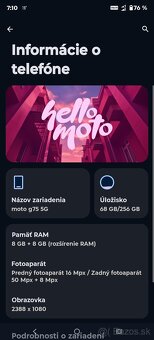 Moto g 75 5g 8-256 ram - 3