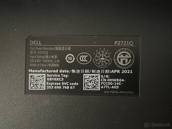 Monitor Dell P2721Q 4k - 3