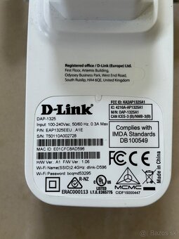 Predám zosilňovač wifi signálu D-Link DAP1325 - 3