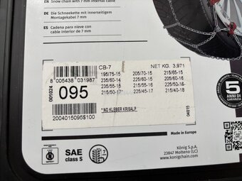 Nové snehové reťaze Thule König CB-7 veľ. 095 - 3