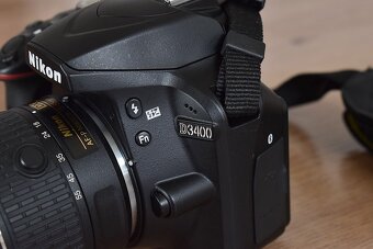 Nikon d3400 bluetooth - VR objektiv AF-P 18-55 - len 2tis sn - 3