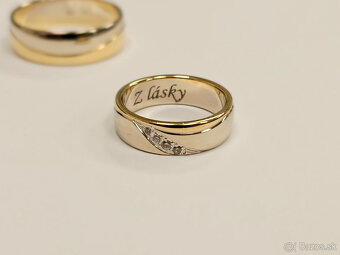 Predám zlaté obrúčky (585) zo 14 karátového zlata. - 3