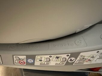 Britax romer 9-18kg otočná 360, polohovacia - 3