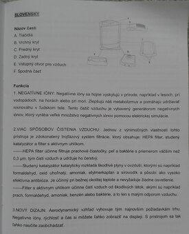 Predám čistič vzduchu ModelHome MO-0037 - 3