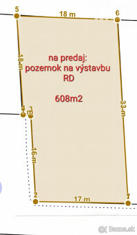 6 ár.pozemok na výstavbu RD, obec Kysak, Košice-okolie - 3