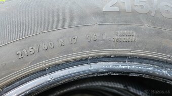 Predam letne Continental215/60 R17 zimne na diskoch 215/65 - 3