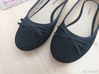 Čierne balerínky č.37 - 3