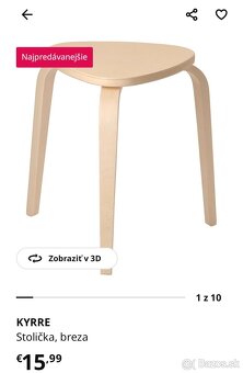 Ikea Kypre stolička breza - 3