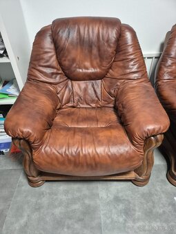 Kožená sedacia súprava - 3