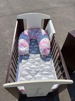 Detska postielka s matracom + komoda - 3