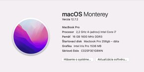 Predám Macbook Pro 15,4 Retina Mid 2015 - 3
