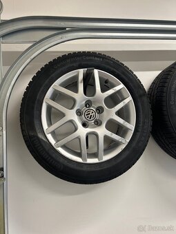Originálne disky BBS Montreal R16 5x100 + zimne pneu contin - 3