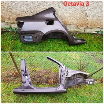 bočnica, prah, stĺpik, nosník Octavia 3 - 3