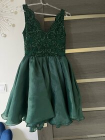 Zelené šaty M - 3