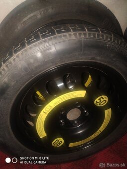 Originál dojazdova rezerva tenká Mercedes 5x112 R17 - 3