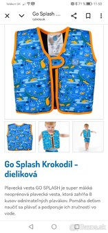 Plavecká vesta Go Splash 1-3r - 3
