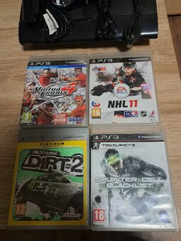 Predám playstation 3 + 2ovladače + 7 hier - 3