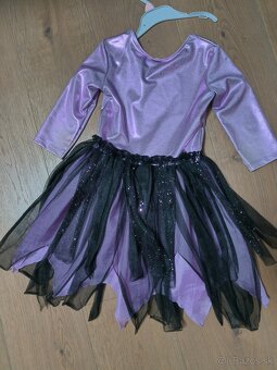 karnevalové šaty dievčenské , veľkosť odhadom 5-6 rokov - 3