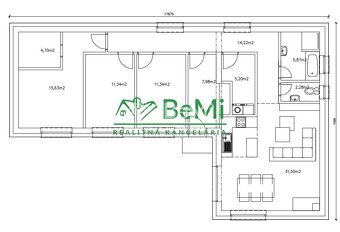 Moderná novostavba , 4 izbový rodinný dom v obci Žihárec ID  - 3