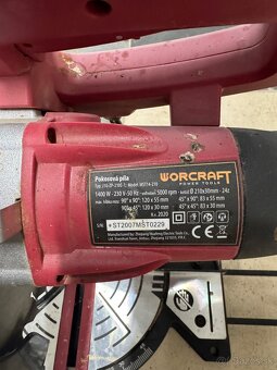Pokosová píla Worcraft MST14-210 1 400 W - 3