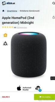 Apple HomePod 2.gen. Čierny 2ks 7/2024 - 3